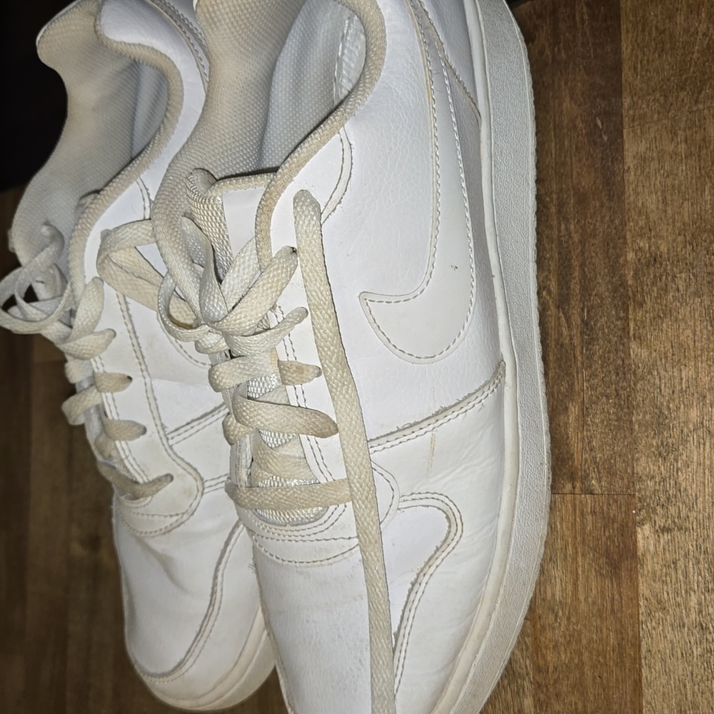 Nike White Athletic Shoes Mens